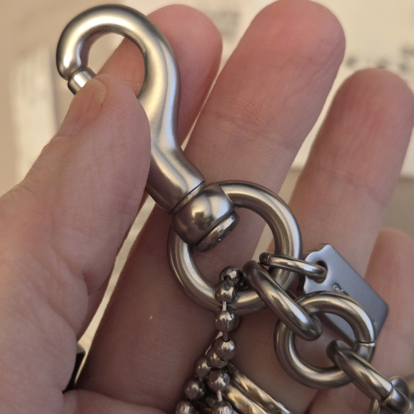Coach | The Summer I Turned Pretty | Infinity Silver and Gold Keychain Bag Charm - Picture 6 of 16
